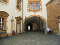 Schloss Lemberk Innenhof